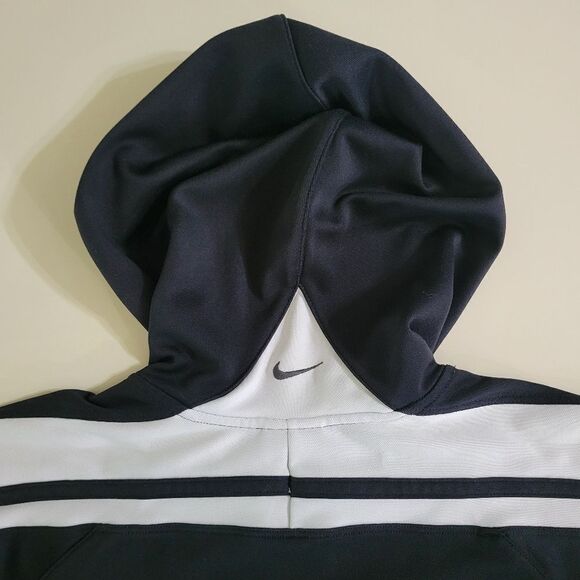 Nike Women's Black Hooded Zip-Up Long Sleeve Jacket - Picture 10 of 14